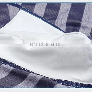 Polyester Nylon Colorful Hot Breathable Sexy Wide Stripe Boxer Black Men'S Briefs Underwear thumbnail-6