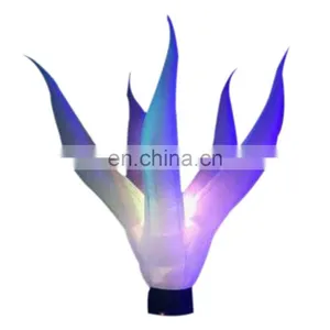 Party Wedding Decorations White Oxford Cloth Inflatable Standing Tree With Colorful LED Light thumbnail-5