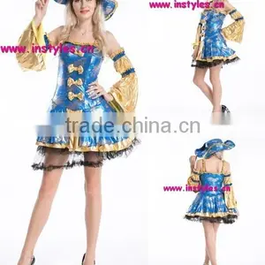 ADULT Buccaneer Pirate Halloween Costume Womens Captain California Costumes thumbnail-1