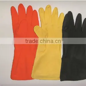 Rubber Household Cleaning Gloves Garden Gloves thumbnail-2