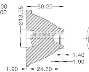 Custom Multiple Degrees Optional Bi Projector Led Lens Reflector Optical Led Lens thumbnail-6