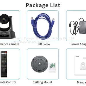 Hotrain FXAO2000 3X Zoom 1080P 30Fps Video Camera Speaker Microphone Audio/Video Conference System thumbnail-5