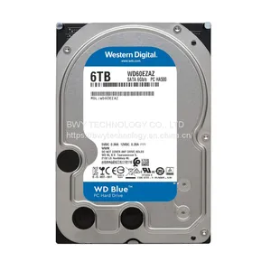 WD Blue 6TB Desktop Hard Disk Drive - 5400 RPM SATA 6Gb/s 256MB Cache 3.5 Inch - WD60EZAZ thumbnail-1