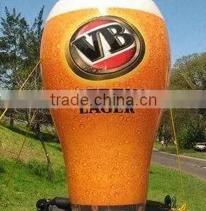 Giant Lifelike Inflatable Beer Glass Shape for Beer Promotion thumbnail-1