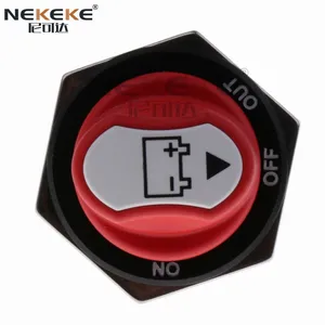 NEKEKE Car Marine Boat 200A Battery Selector Isolator Disconnect Cut On-Off Kill Switch thumbnail-1