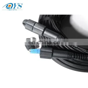 2 Cores BBU RRU PDLC ODLC Outdoor Fiber Optic Patch Cord for CPRI ODVA PDLC Outdoor Cable Assembly thumbnail-4
