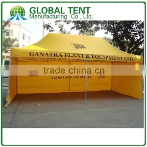 Custom Print Aluminum Folding Pagoda Trade Show Tent 3x6m ( 10ft X 20 Ft), Printed Canopy & Valance, 3 Full Walls thumbnail-1