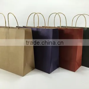 Handmade Brown Krafts Paper Bag Wholesale thumbnail-4