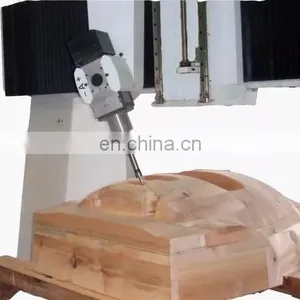 Big Size 5 Axis Foam Mold Making Wood Working CNC Router 5 Axis CNC Milling Machine thumbnail-3