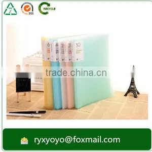 Waterproof Frosted pp Plastic Clear Refilable Pocket File Folder thumbnail-5