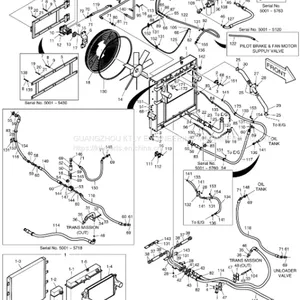 K1005132A COOLER PIPING DL400 Doosan thumbnail-1