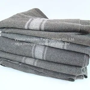 High Quality 100%wool Military Blanket/Army Blanket thumbnail-3