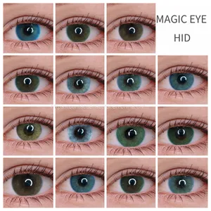 Natural Hidrocor Super Natural 13 Colored Contact Lenses Green Eye Color Contact Lens Soft Eye Contact Lenses thumbnail-1