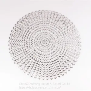 Hot-selling Luxury 38 cm Round Place Mats Embroidery Craftsmanship Fine Individual Table Mat thumbnail-4