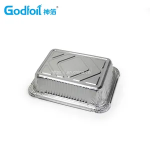 Rectanglar Aluminum Foil Container Wrinkle Wall Container thumbnail-4