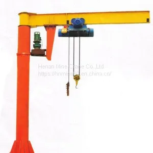 Pillar Column Type Jib Cantilever Slewing Crane Light Working Duty Equipment thumbnail-2