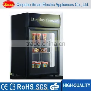 1.9 Cu.ft Glass Door Countertop Ice Cream Freezer Merchandiser Quality Choice thumbnail-1
