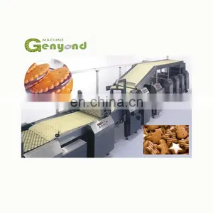 Biscuit Making Machine Production Line With Food Packaging Machine thumbnail-1