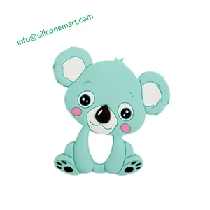 Koala Shape Animal Food Grade Silicone Baby Teethers Silicon Teething Toys From Shenzhen Siliconemart Tech Co.,Ltd. thumbnail-4