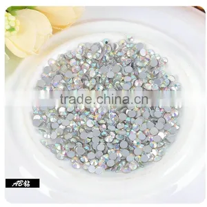 Wholesale SS16 Crystal AB Flat Back Rhinestone/non Hot Fix Rhinestone/glass Stone thumbnail-5