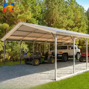 Cheap Prefab Waterproof Carport Steel Structure Mobile Car Garage Steel Structure Garage thumbnail-2