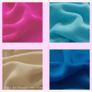 Coral Fleece Fabric One Side Brush And Anti Pilling Coral Velvet Fabric Wholesale thumbnail-5
