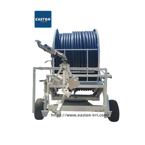 JP90-450 Agricultural Hose Reel Irrigation Drum System 90mm Tube Diameter 450m Length thumbnail-5
