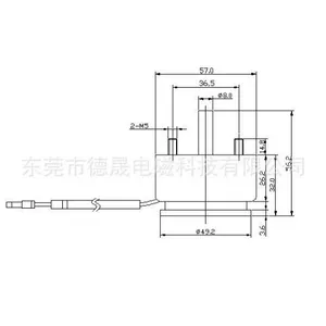 Round Push-pull Solenoid 5726 DC60V High Performance Electromagnet thumbnail-2