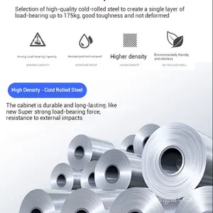 Heavy Duty Industrial Cold Rolled Steel Shelf With Adjustable Height and 500kg Load Capacity for Warehouse & Garage Storage thumbnail-4