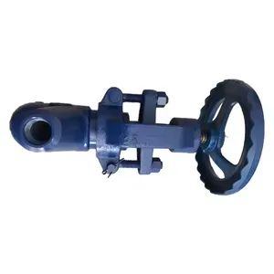 J61Y-160V Station Globe Valve Forged Steel Globe Valve Control Needle Valve 12CR1mov High Temperature / Pressure Power thumbnail-3