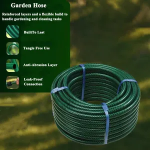 Hot Sale 1/2 Inch Kink-Twist-Free Non-Expanding Lightweight High Pressure PVC Garden Hose thumbnail-2