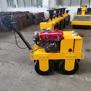 Handheld Road Roller, 600/700 Diesel Portable Ground Compactor for Trench Foundation and Road Maintenance thumbnail-3
