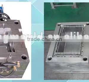 OEM Custom Plastic Vegetable Crate Mold Injection Crate Mold Fruit Crate Mould thumbnail-2