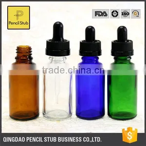 Amber Blue Green Clear Glass Bottle Manufacturer 30ml Black Glass Bottle With Dropper With Childproof Evident Cap Dropper Bottle thumbnail-1