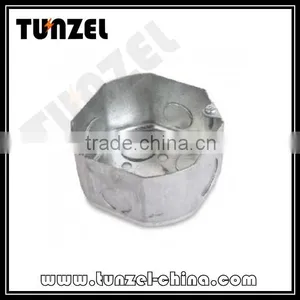 2-1/8"Deep 4" *4" Electrical Octagonal Conduit Box thumbnail-1