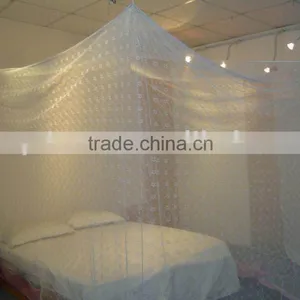 Square Plum Blossom Mosquito Net thumbnail-1