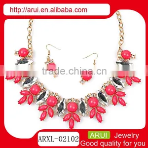 Bulk Colored Stones Crystal Jewelry Fashion Necklaces 2016 Quality Choice thumbnail-2