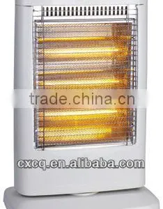 3heating 1200W CE/GS/ROHS Safety Tip Over Swtich Wide Angle Oscillating Function Electric Heater Halogen Heater for Home thumbnail-1