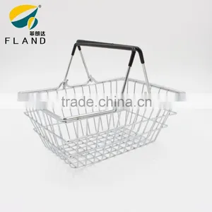 Yangjiang OEM High Quality Basket for Children Mini Metal Wire Shopping Basket thumbnail-5