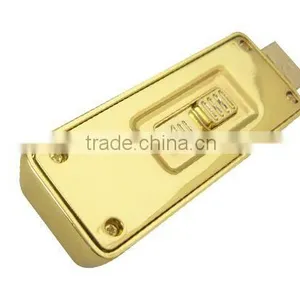 Metal Gold Usb Bar Flash Drive Laser Printing Supplier's Choice thumbnail-3