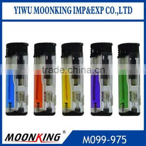 Five Color Gas Electronic Lighter Cigar Lighter With Led Light thumbnail-1