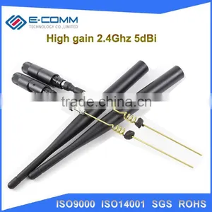 Black Rubber Duck 5DB 2.4Ghz SMA Female WiFi Wireless Adapter Network LAN Card Antenna for USB Wi-Fi Adapters/Dongles/Router thumbnail-2