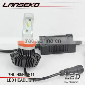 2016 New Products h9 Led Auto Headlight Bulb 4000LM h4 h7 h9 H11 Led Headlight Replace Halogen Bulb thumbnail-1