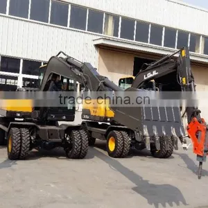 RC Excavator, Mini Wheel Excavator, Chinese Mini Excavator for Sale,8T Wheel Excavator, Mini Excavator, Excavator thumbnail-1
