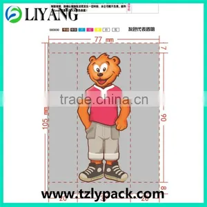 Heat Transfer, PET Heat Transfer Film, Cartoon Character, Transfer on the Plastic thumbnail-1