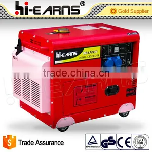 5KVA Red Color With Hour Meter Used Small Diesel Generators thumbnail-1