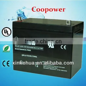 Coopower Maintenance Free 12V70AH VRLA Battery for UPS/Solar/EPS thumbnail-1