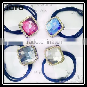 Sweet Women Fashion Hair Accessories Glass Stone Hair Band Headwear thumbnail-1