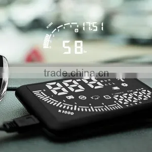 Car OBD II HUD Warning System Vehicle-mounted Head Up Display Projector With LED thumbnail-5