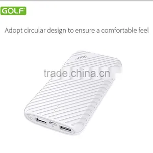 GOLF Original Pineapple Series G17GB Smart Power Bank 8000mAh Li-ion Dual USB Pineapple Power Bank thumbnail-2